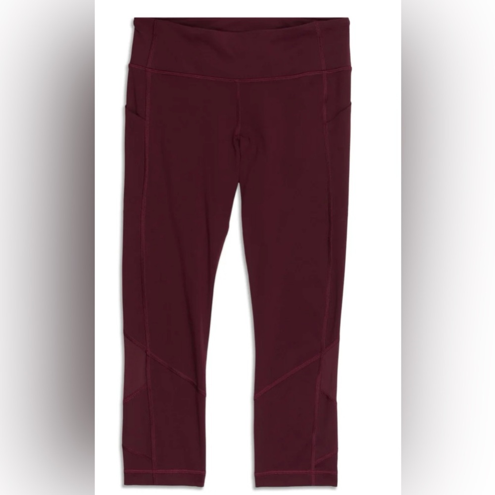Lululemon pace rival crop size 6 with 21” inseam